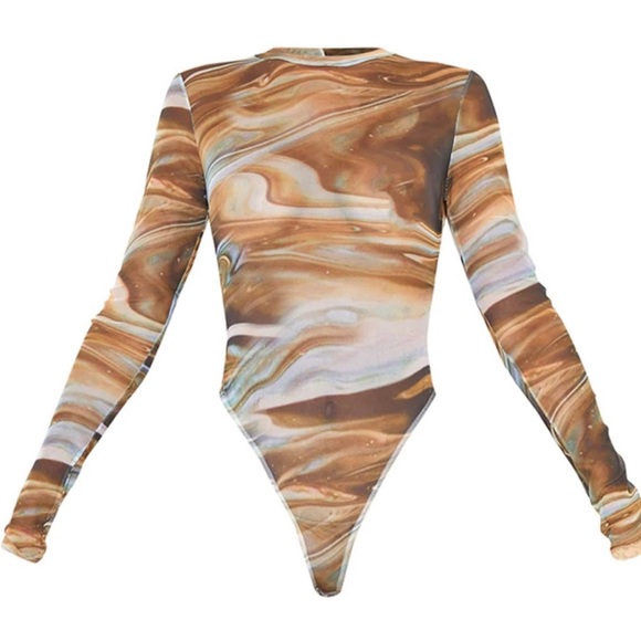 Mesh Abstract Bodysuit - Picture 3 of 4